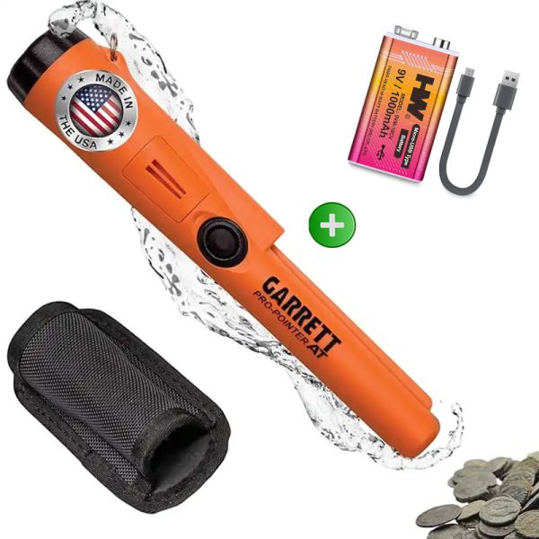 پین پوینتر گرت  Garret pro pointer AT آمریکا + باتری 1000 میلی امپری قابل شارژ